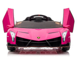 Lamborghini Poison Small Dual Drive 12V 4.5AH with 2.4G Remote Control Sports Car Pink 61417908