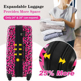 Hardshell Luggage Sets 3 pcs Spinner Suitcase with TSA Lock Lightweight-20"24"28" Luggages 20111146