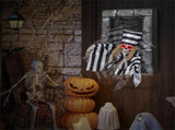 18" Animated Halloween Chained Prisoner Decor - Sound-Activated , 08107365