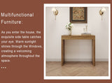 Elegant Natural Wood Grain Bar Table-50 Inches Long, a Practical Choice for Modern Homes.Wood Grain W2920P495957