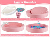 42 Inch Kids Round Foam Ball Pits with 25D Sponge Filling and Washable PU Cover 06215711