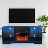 ZNTS Fireplace TV Stand With 18 Inch Electric Fireplace Heater,Modern Entertainment Center for TVs up to W1625P152181