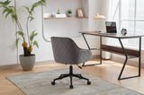 ZNTS Velvet Office Desk Chair, Modern Home Desk Chair with Wheels , Vanity Chairs for Living Room, W2725P190513