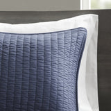 3 Piece Quilt Set Navy Full/Queen B035129034