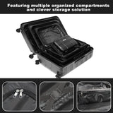 Luggage Sets ABSPC Hardshell 4pcs Luggage Hardside Lightweight Durable sets Spinner Wheels W1689P207673