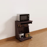 Utility Cart Microwave Cart Kitchen Cart Computer Cart one gliding shelf two shelves rounded corners B107P269955