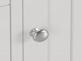 3-Door 3-Drawer 4-Layer Bathroom Cabinet, White 79610035