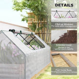 8.6 ft x 3 ft Mini Greenhouse Raised Garden Bed 04042386