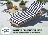 Outdoor Chaise Lounge Cushion, 72 in. x 21 in. x 3 in. Waterproof Fade-Resistant Patio Chair Pad for 92900683