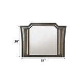 Kaitlyn Metallic Gray Finish Mirror W/Led B2726P261866