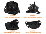 4pcs Auto Trans & Engine Motor Mount for Honda Accord 2.3L 1998-2002 A6570, A6564, A6572, A6583 38433464