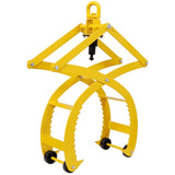 Automatic Grip and Release Log Tongs, 360&deg Swivel Lifting Tongs with 4 Claws 21" Open, 3300 LBS W465P271465