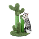 ZNTS Cat Scratching Post Cactus Cat Scratcher Featuring with 3 Scratching Poles and Interactive Dangling 48540529