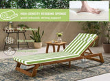 Outdoor Chaise Lounge Cushion, 72 in. x 21 in. x 3 in. Waterproof Fade-Resistant Patio Chair Pad for 09057291