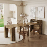Modern Extendable Dining Table with Storage W331P234973