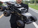 2026 2 Batteries 110 46cm Rock Crawler Rechargeable Off Road Truck 6WD , Metal Shell LED Headlights 18308485