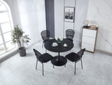 BLACK sennit chair,set of 4,dining chair,coffee chair W234P196521