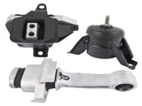 3Pcs Engine Motor & Transmission Mount Fits for Hyundai Sonata 2015-2018 L4 2.4L Auto. A61001, 33075672