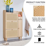 The modern minimalist MDF shoe cabinet, suitable for a variety of styles including Nordic, Japanese, W3226P278926