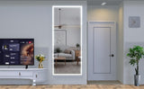 Extra Large LED Bathroom Mirror with 3 Color Aluminum Framed Wall Mirror Full Body Mirror with W708131919
