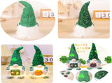 St Patricks Day Gnomes Plush with Light, 11inch St. Patrick's Day Irish Elf Tomte Gnome Decoration 53055988