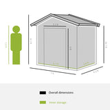 Outdoor Garden Storage Shed Tool House Not Supported 91114390