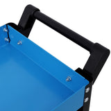 3 Tier Rolling Tool Cart on Wheels,Heavy Duty Utility Tool Cart with Pegboard for Repair Shop, W465P146341