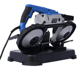 High-Performance Portable Band Saw with Removable Stainless Steel Base, 45&deg-90&deg Cutting, 10A 1100W W46557317