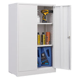 Metal Storage Cabinet with Locking Doors and Adjustable Shelf, Filing Storage Cabinet , 66558843