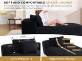 67.5''Chaise Lounge Chair 46'' Wide Indoor Corduroy Oversized Sleeper Sofa for Living Room Deep 68442354