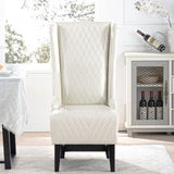 23.03" Wide Faux Leather High-Back Accent Chair, Comfy High Wingback Chair, Living Room Chair with W68057037