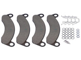 4Pcs 10-12 k Trailer Disc Brake Pad Set for Dexter K71-180-00 2 Wheels Semi-Metallic 58518014