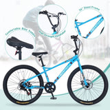 Freestyle Kids Bike Double Disc Brakes 26 Inch Children's Bicycle for Boys Girls Age 12 Years W1019124188