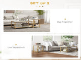 Set of 2 Coffee Tables 15825021