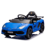 ZNTS 12V Kids Ride On Car W/Parents Remote Control,Licensed Lamborghini Aventador Xago,Hydraulic pressure W1396P184348