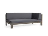 BRAVA X-BACK RIGHT CORNER BENCH, DARK GREY 57968.00DGY