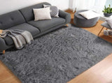 Rugs for Living Room,Grey Fluffy Carpet Large Fuzzy Plush Shag Comfy Soft, Non-Slip Indoor Floor 26401731