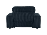 Corduroy Upholstered Armchair with Throw Pillow Soft Single-Seat Lounge Chair for Cozy Corners, 21003177