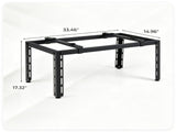 Adjustable Mini Split Ground Stand, 400 lbs Heavy Duty AC Condenser Stand for 900036000 BTU 06621986