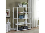 No Tools 5-Shelf Bookcase, White 90732121