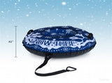 600D Waterproof Oxford Cloth Snow Sled, Reinforced Handles Removable Tow Strap for Adults Kids 39547697