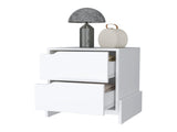 Ralston 2-Drawer Nightstand in White B062111737