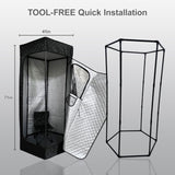 Sauna Box XL Portable Sauna Portable Sauna for Home with 4L Steam Generator Equipped with Remote 29542277