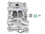2104 Front Dual Plane Intake Manifold Fits for Small Block Chevy SBC 262-400 V8 1987-1995 15963434