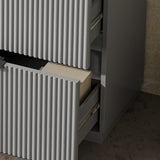 30" Bathroom Vanity with Ceramic Sink and Full-Extension Drawers, Freestanding Bathroom Vanity with N817P288915G