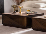 Square Coffee Table Modern Colour Combination Coffee Table Not Need Assembly Coffee Table for Living W3081P360266