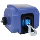 12v Trailer Winch,Reversible Electric Winch, for Boats up to 6000 lbs.,with synthetic rope,with W465P240625