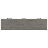 U_STYLE Contemporary 3-Drawer Console Table with 1 Shelf, Entrance Table for Entryway, Hallway, N711P234485E