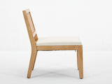 Farmhouse Rattan Dining Chairs Set of 2, Mid Century Modern Kitchen & Dining Room Chairs, Cane W1143P483566