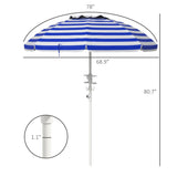 ZNTS Outdoor beach umbrella （Prohibited by WalMart） 42059248
